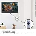 thumbnail image 4 of 10" Digital Photo Frame with Remote Control and AC Power Adapter, 1024 x 600 High Resolution, 16:9 Aspect Ratio, 1080P, Black/White, 4 of 10