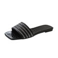 thumbnail image 2 of Dvkptbk Womens Flat Sandals Open Toe Slides Adjustable Slip On Slippers for Summer for Beach, Home, Indoor Outdoor Use ummer, 2 of 5