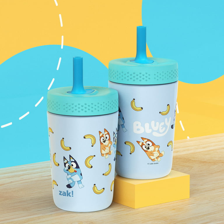 Bluey Super Sipper 13 oz Toddler Kids Cup With Straw Zak Designs Children's  for sale online