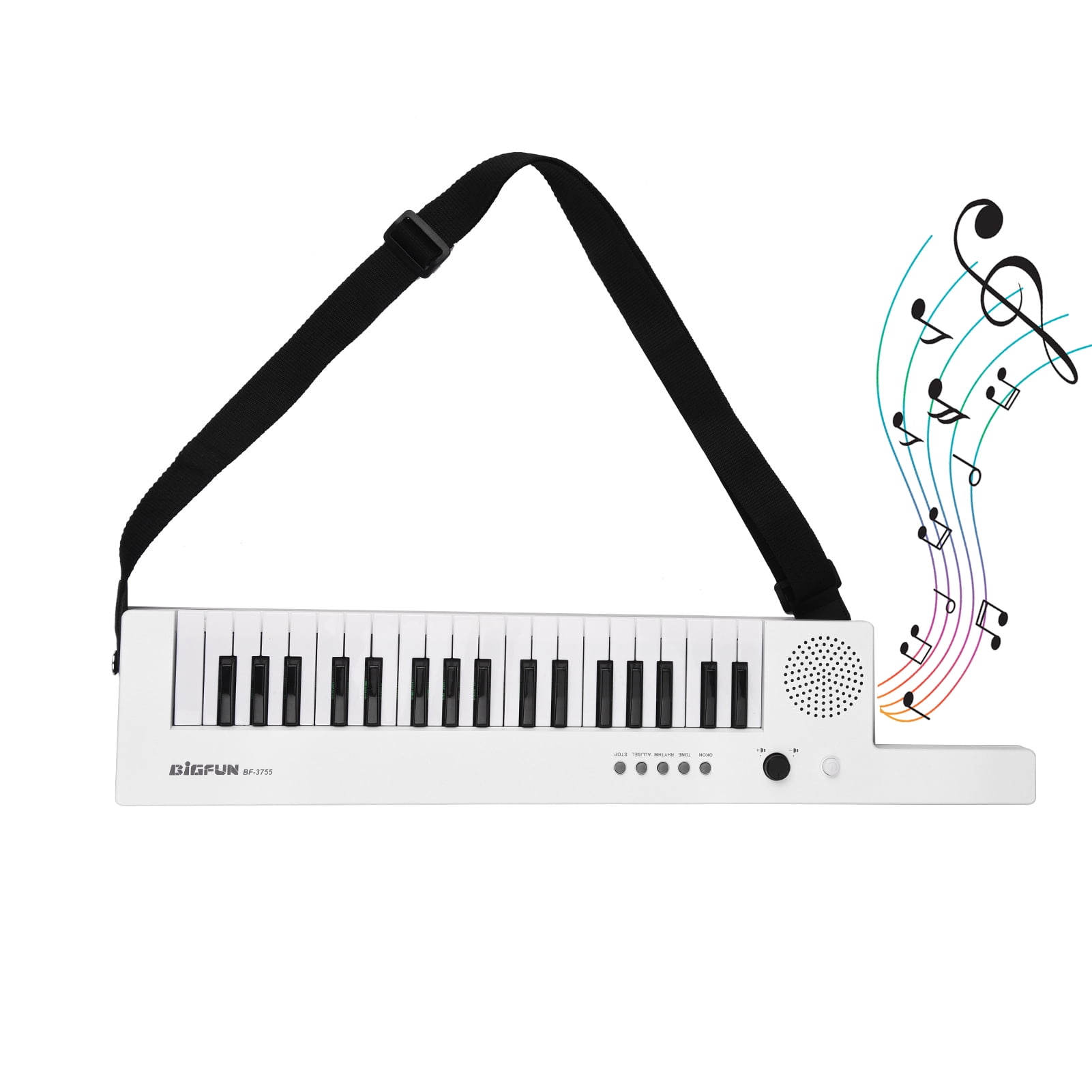 Min delicaat commando Meterk Guitar Electronic Piano with 37-Key Electronic Keyboard Piano  Rechargeable Children' s Piano - Walmart.com