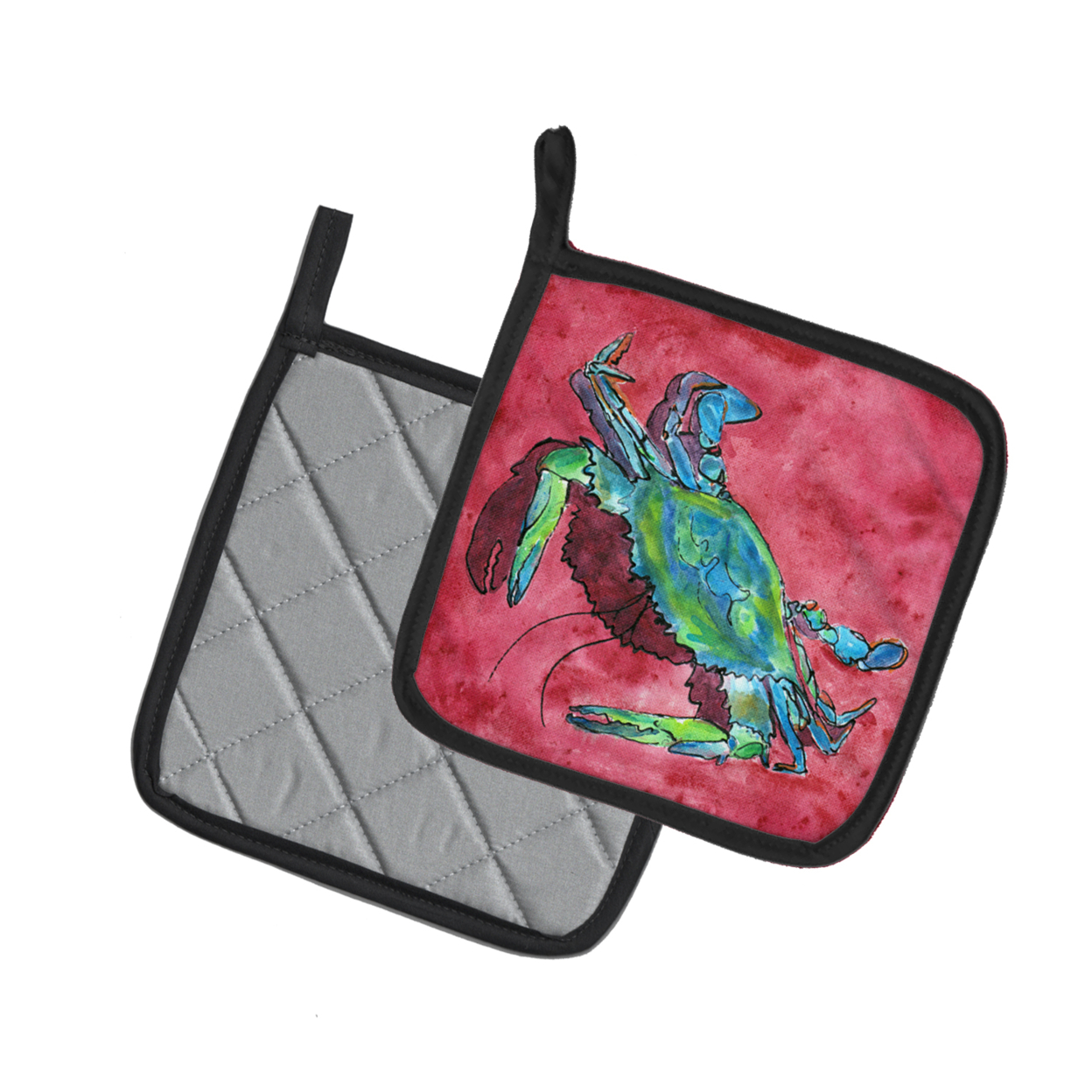 Crab Pair of Pot Holders