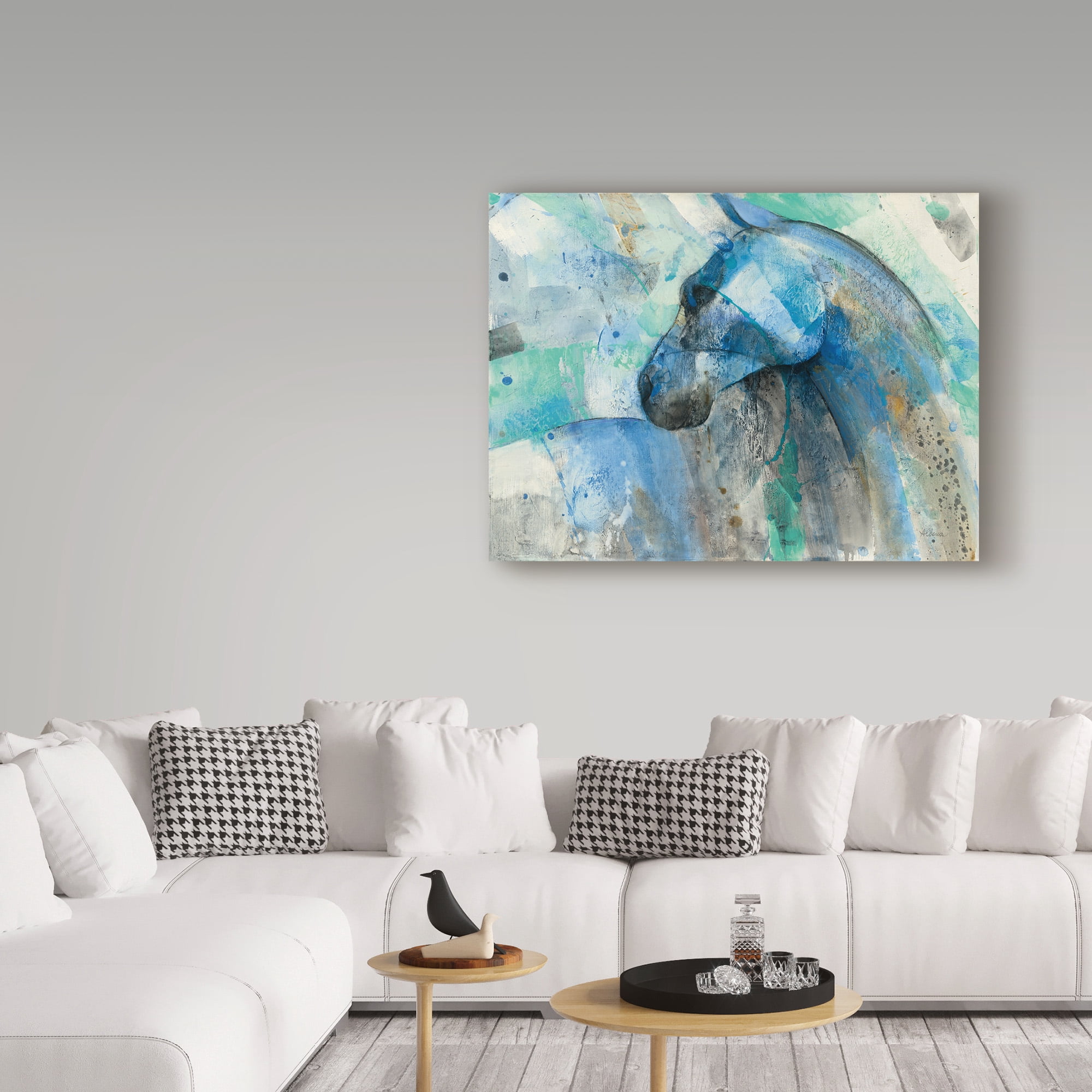 Trademark Fine Art 'Pablo Blue' Canvas Art by Albena Hristova