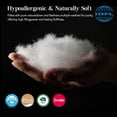 thumbnail image 2 of Bed Pillows, Luxury Hotel Collection White  Down Pillow for Sleeping, 650 Fill Power,  Fabric, Soft Support, Down Surrounded Pillow for Side and  Sleepers,  Sleepers, 2 of 6