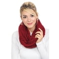 thumbnail image 2 of Basico Winter Infinity Scarf for women Warm Knitted Circle Loop Various Colors Neck Warmer, 2 of 7