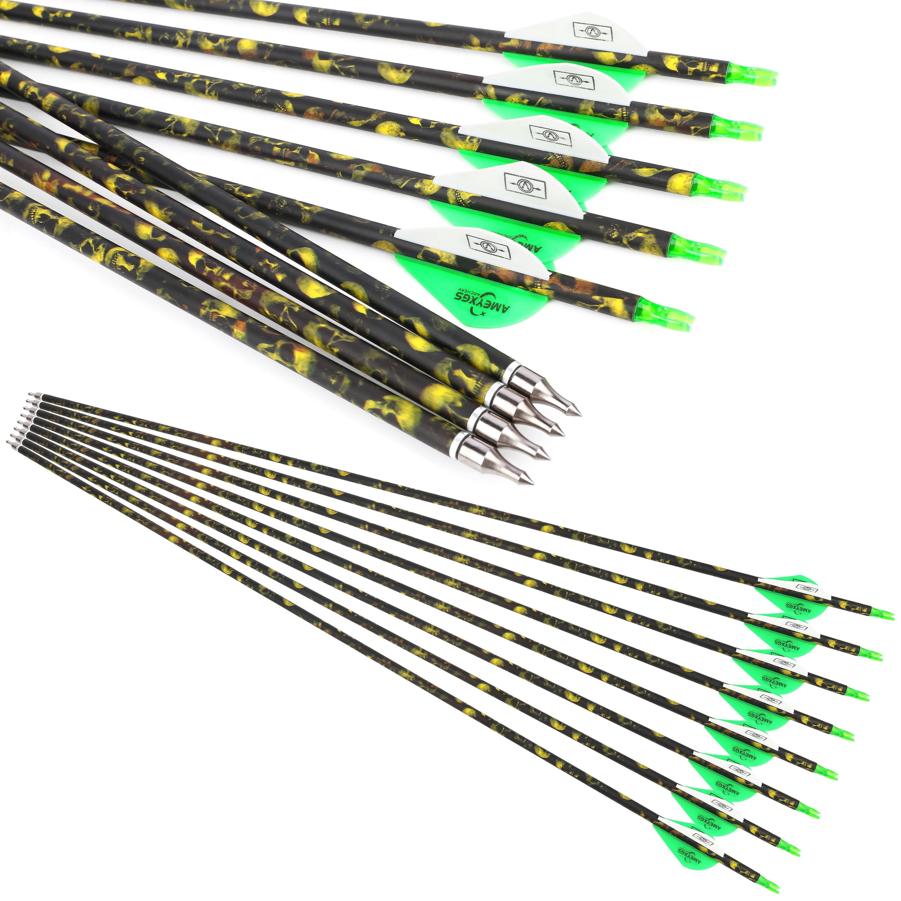 AMEYXGS Archery 60" Hunting Recurve Bow 20-55lbs Takedown Aluminum Riser Archery Outdoor
