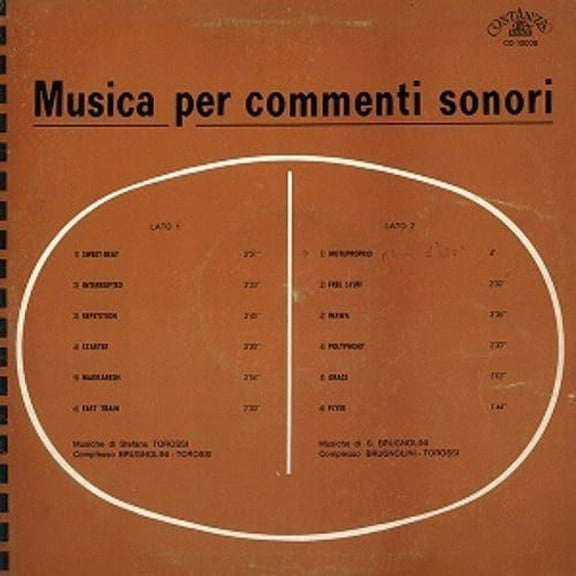 Brugnolini / Torossi - Musica per Commenti Sonori - Music & Performance - Vinyl