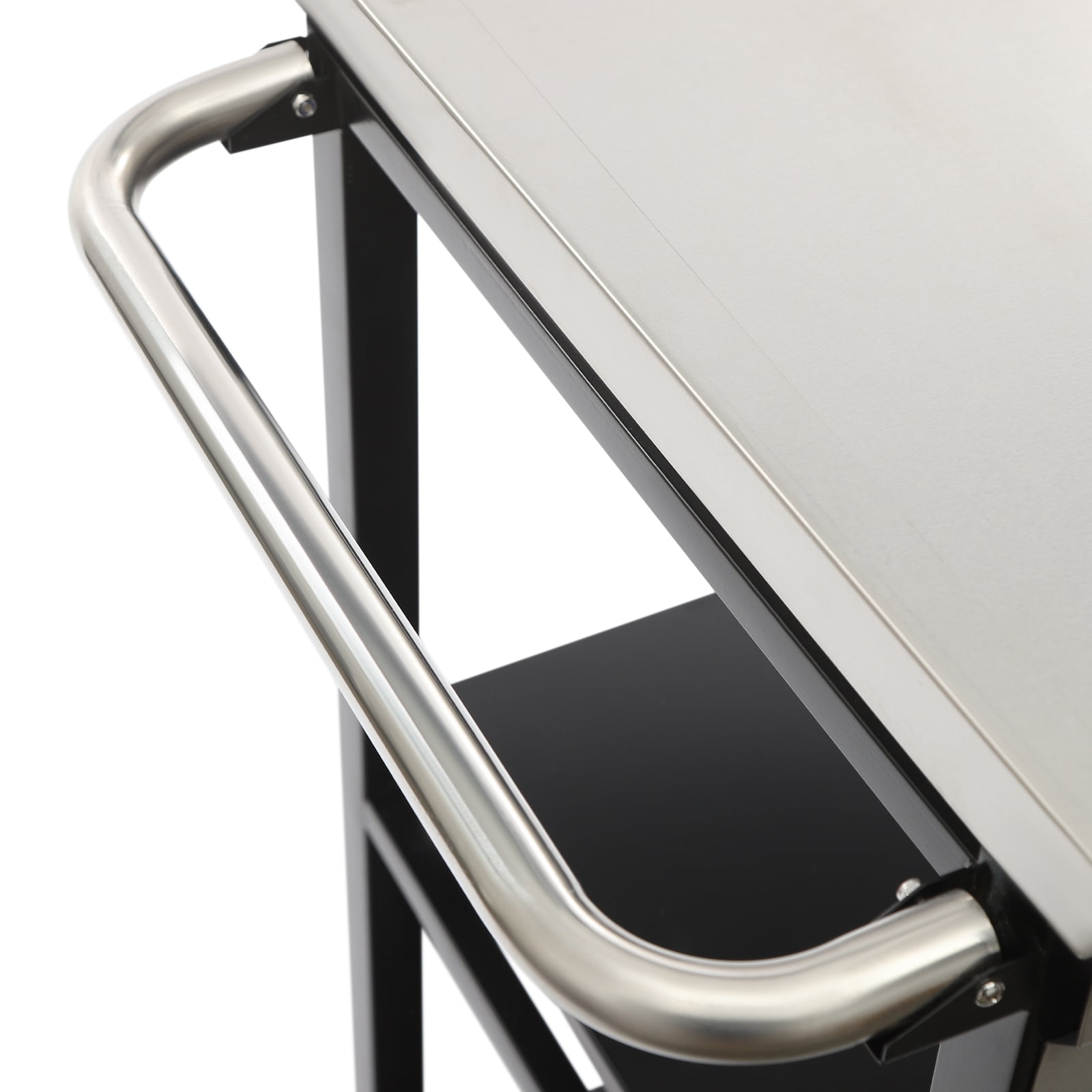 Heavy Duty Folding Hand Truck with 660 lbs Capacity, 2-in-1 Design, Removable Cage, and 4 Silent TPR Wheels for Home and Commercial Use
