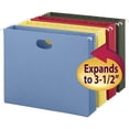 thumbnail image 6 of Smead Hanging Pockets with Full-Height Gusset Letter - 8 1/2" x 11" Sheet Size - 3 1/2" Expansion - 11 pt. Folder Thickness - Blue, Green, Red, Yellow - 1.02 lb - Recycled - 4 / Pack, 6 of 7