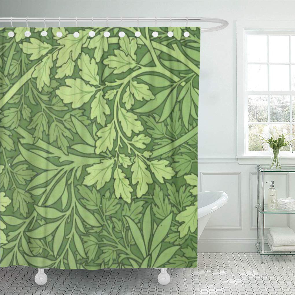 Strawberry Thief Bath Curtains Water Repelle Obal William Morris Shower Curtain 