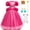Dress Set, variant on Princess Peach Costume for Girls Halloween Cosplay Dress with Accessories