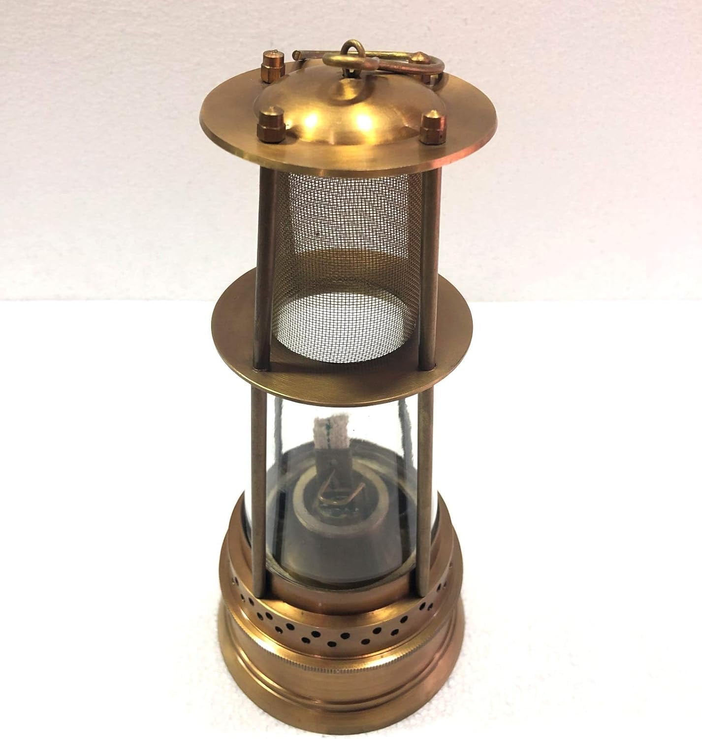 12" Brass Oil Lamp Nautical Maritime Boat Ship Lantern Home Decorative