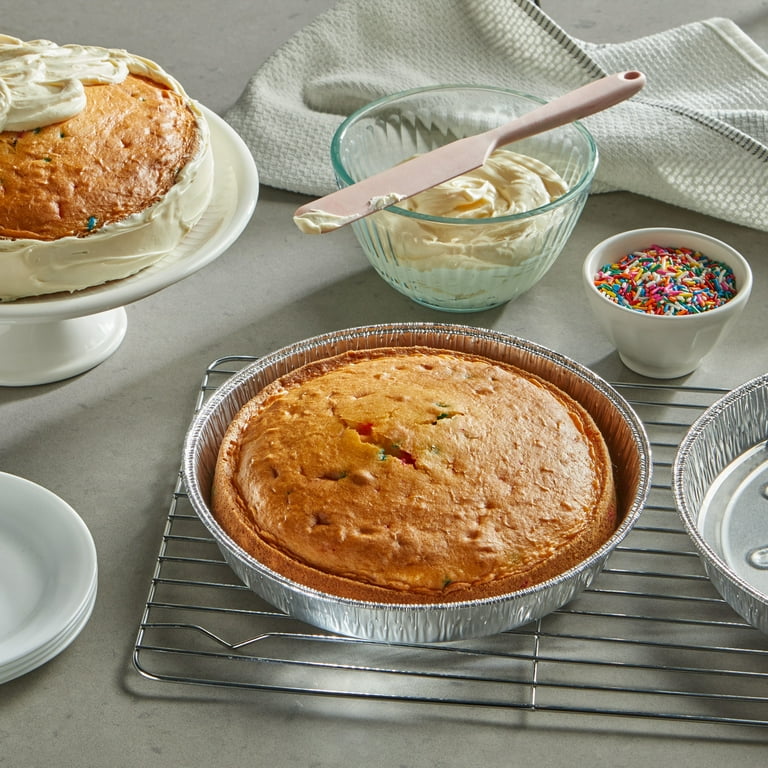 Ez Foil Cake Pans Bakeware Inch Inch X Inch Silver