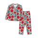 thumbnail image 1 of Balery Tomato Conjunto de Pijama con Estampado para Mujer, Conjunto de Dos Piezas con Manga Larga, Ropa de Dormir Suave con Bolsillos, Pijamas Cómodos-XX-Large, 1 of 7