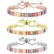 thumbnail image 1 of GOOHOCHY 3 pulseras de diamantes de imitación, pulsera ajustable con joyas, pulsera de cristal, accesorio de moda, 1 of 8