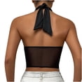 thumbnail image 4 of Ichuanyi Womens Tops Summer Women's Small Waistcoat With Wrapped Chest Slim Fit Waist And Shoulder Vest, 4 of 9
