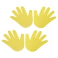 thumbnail image 2 of 2 pares de marcadores de forma de mano, antideslizantes, para la palma de la mano, para entrenamiento de coordinación infantil, hojas de huellas de manos amarillas, 2 of 14