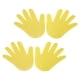 thumbnail image 2 of pares de marcadores con forma de mano YUNYI BRAND antideslizante amarillo, 2 of 8
