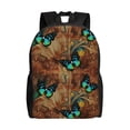 thumbnail image 1 of Fotbe Vintage Butterfly Green Mochila de Viaje para Laptop, Mochila Ejecutiva Delgada y Resistente 15.6", 1 of 8