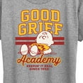 thumbnail image 3 of Peanuts - Good Grief Academy - Ladies Short Sleeve Classic Fit Tee, 3 of 6