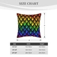 thumbnail image 4 of Kll Dragon Scales Decorative Throw Pillow Covers Velvet Soft For Couch Sofa Bedroom Living Room Outdoor -20"X20", 4 of 8