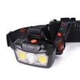 thumbnail image 3 of Kearding Headlamp Rechargeable Adjustable Outdoor Headlight Wearable Aluminum Alloy Light Lamp Bright Equipment Camping Head Type2 NO2, 3 of 6