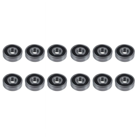 6200RS Shielded Single Row Deep Groove Bearing 10mm x 30mm x 9mm 12 Pieces