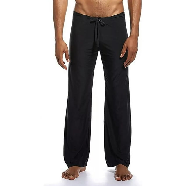 Pantalón De Seda Hielo Para Hombre, Playa, Descanso, Yoga