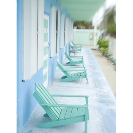 Hotel Verandah, Caye Caulker, Belize Print Wall Art By Russell Young