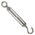 thumbnail image 4 of Rope Turnbuckle,  Hook and Eye Turnbuckle Easy Processing Wire Tension Hook Adjustable Stainless Steel Turnbuckle with Left and Right Threads for Outdoor, 4 of 8