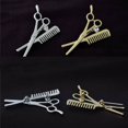 thumbnail image 5 of Chic Gift Crystal Unisex Comb Scissors Barber Tools Corsage Costume Brooch, 5 of 5