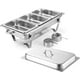 thumbnail image 1 of Buffetera de Acero Inoxidable Bluelander con 3 Compartimentos y Quemadores, 1 of 5