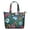 Floral, variant on Cartoon Sushi Japanese Food Themed Weekender Bag Lightweight Travel Tote Bag with Sushi Party Fish Prints, Multipurpose for Business Leisure