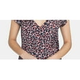 thumbnail image 3 of Sanctuary Women's Over The Moon Peplum Flutter Sleeve Blouse Black Size Large, 3 of 3