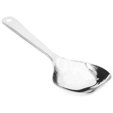 HONITANO Basting Spoon Stainless Steel Square Head Spoons 1Pack For Catering Needs