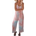 thumbnail image 3 of GHSDFBB Combinaison Décontractée Sans Manches à Bretelles pour Femme, Ample, Ajustable, Extensible, Pantalon Long, une-Pièce avec Poches, 3 of 6