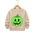 thumbnail image 4 of SJLDQY Halloween Glow In The Dark Sweatshirts for Boys Hallowmas Pumpkin Graphic Sweatshirt Fall Winter Lined Long Sleeve Crew Neck Pullover Tops, 4 of 4