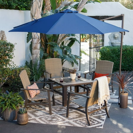 Coral Coast 10 ft. Steel Offset Patio Umbrella