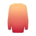thumbnail image 3 of Sweatshirt for Women Fashion Printed Hoodies Casual Crewneck Long Sleeve Tops Loose Pullover Gradient Blouses, 3 of 4