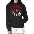 thumbnail image 4 of Women's G-III 4Her by Carl Banks Black San Francisco 49ers City Graphic Team Fleece Pullover Hoodie, 4 of 5