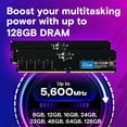 thumbnail image 3 of Micron 64GB 2 x 32GB DDR5 SDRAM Memory Kit, 3 of 6