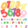 thumbnail image 1 of Juego de esponjas para estampar letras de la A a la Z, para pintar grafitis, números del 0 al 9 (letras y números), 1 of 5