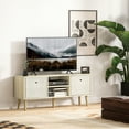 thumbnail image 2 of HOMCOM Meuble Télé avec Étagères, Tiroirs pour Salon, Naturel, 2 of 10