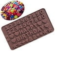 thumbnail image 6 of Windfall 2Pcs Digital Letter DIY Silicone Chocolate Mould Candy Baking Mold Cookies Cake Decorating Moulds, 6 of 6