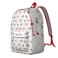 thumbnail image 2 of Egg and Chick Cartoon Pattern Artistic Backpack – Lightweight Travel Backpack with Comfortable Carrying and Anti-theft Features for Students, Teens, and Outdoor Enthusiasts, 2 of 5