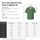 thumbnail image 5 of Fotbe Green Argyle Plaid Camisa Estampada de Manga Corta para Hombre, Casual de Verano, Estilo Playero, Sin Arrugas-Small, 5 of 5