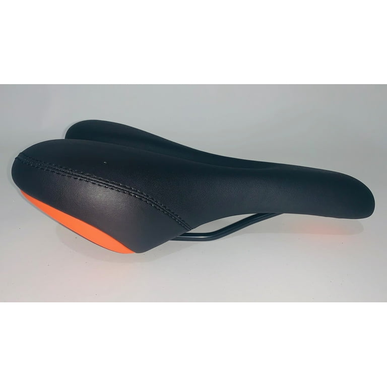VELO Mountain Road Bike Bicycle Saddle Seat Mtb Black Orange NEW Walmart