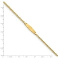 thumbnail image 3 of 14K Yellow Gold bracelet ID Anchor 6 in mm 2.5 Polished Soft Diamond Shape with Semi-SolSoft Ancho, 3 of 3