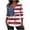 7-White, variant on Lorytime Shirts for Women Fourth of July Outfits Patriotic Graphic Clothes Lorytime 3/4 Sleeve Holidays Wear 10-White L