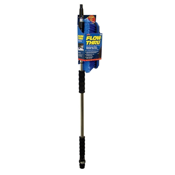 Cepillo de lavado Carrand Flow-Thru de cerdas suaves de 70 cm con mango