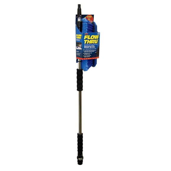 Cepillo de lavado Carrand Flow-Thru de cerdas suaves de 70 cm con mango